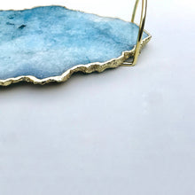 Load image into Gallery viewer, THE NIDRA Handcrafted Blue Agate Serving Tray · India