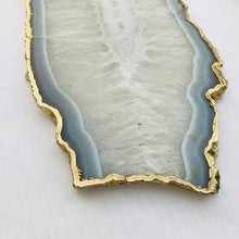 Load image into Gallery viewer, THE Prabha Handcrafted Grey Agate Serving Tray · India