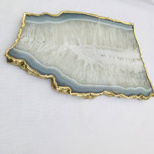 Load image into Gallery viewer, THE Prabha Handcrafted Grey Agate Serving Tray · India