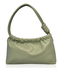Load image into Gallery viewer, THE MAYA handcrafted leather mini shoulder bag in olive green — LUXUL COLLECTIVE
