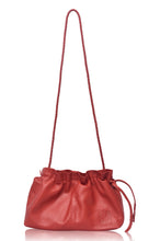 Load image into Gallery viewer, THE TALI handcrafted leather crossbody clutch in Vintage Red — LUXUL COLLECTIVE