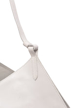 Load image into Gallery viewer, The Padma leather tote in White, detail — LUXUL COLLECTIVE 