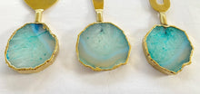 Load image into Gallery viewer, THE NILA Handcrafted Aqua Agate Cheese Knife Set · India