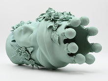 Load image into Gallery viewer, THE ALAMY — overhead crown view — hand-sculpted roses and buds — OVO Italy — LUXUL COLLECTIVE