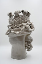 Load image into Gallery viewer, THE CORD — overhead rope crown detail — hand-sculpted ceramic MorOVO by OVO Italy — LUXUL COLLECTIVE