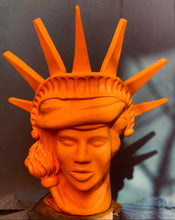 Load image into Gallery viewer, THE FREE WOMAN — vivid orange matte ceramic MorOVO sculpture by OVO Italy — LUXUL COLLECTIVE