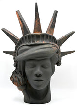 Load image into Gallery viewer, THE FREE WOMAN — dark oxidized graphite copper ceramic MorOVO by OVO Italy — LUXUL COLLECTIVE