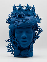 Load image into Gallery viewer, THE NETTUNO — handcrafted deep blue matte ceramic MorOVO sculpture by OVO Italy — LUXUL COLLECTIVE