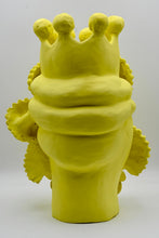 Load image into Gallery viewer, Back view of hand-shaped shell crown on ceramic sculpture — THE GODDESS by OVO — LUXUL COLLECTIVE